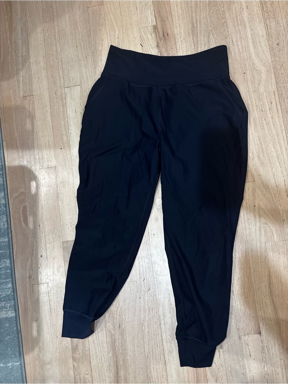 Women's navy High-Waist Jogger Pants